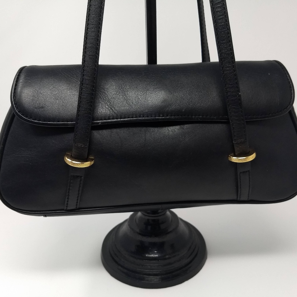 KATE LANDRY BLACK CLASSIC SHOULDER BAG